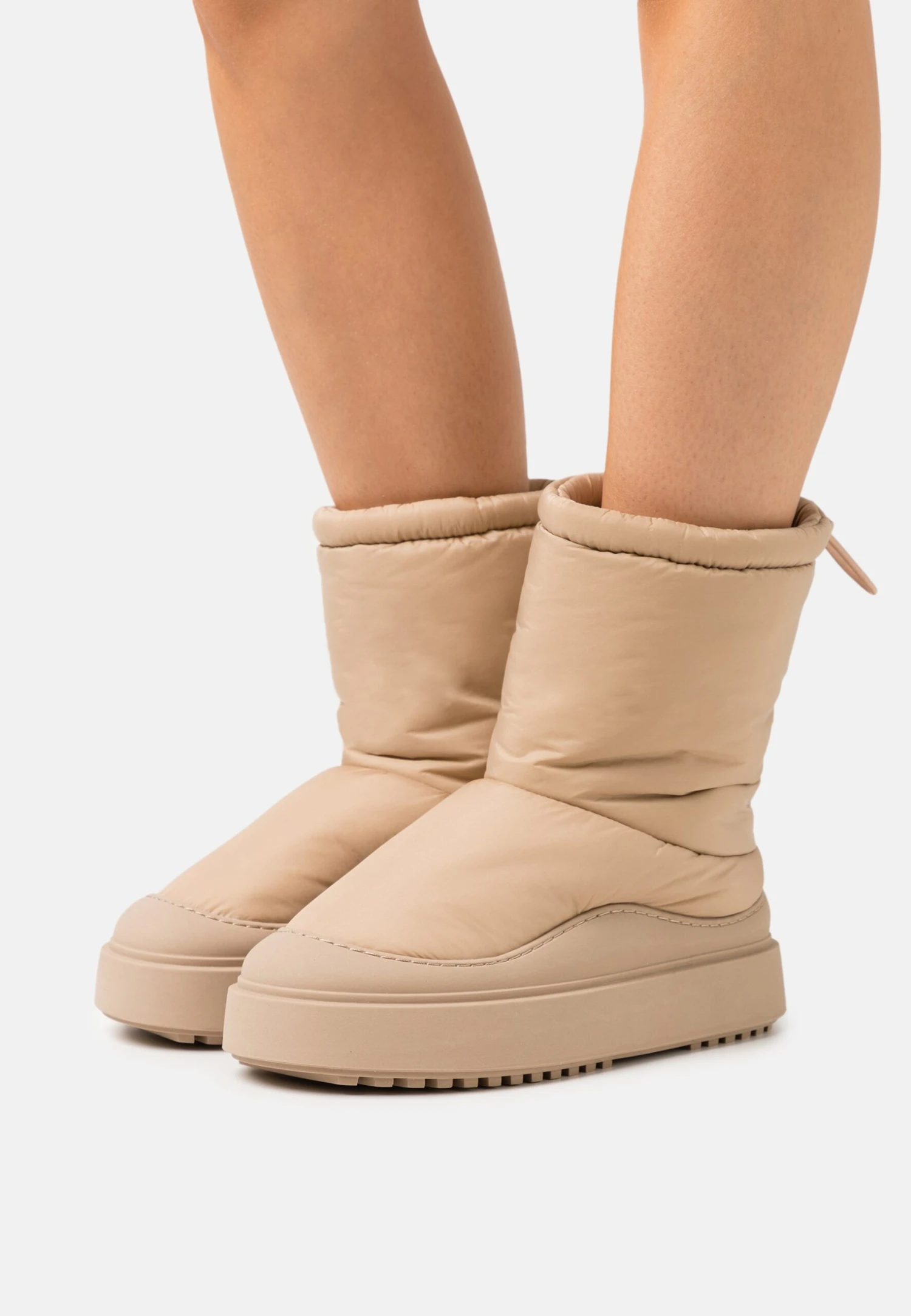 Even&Odd Snow Boot - Bottes À Plateau - Beige