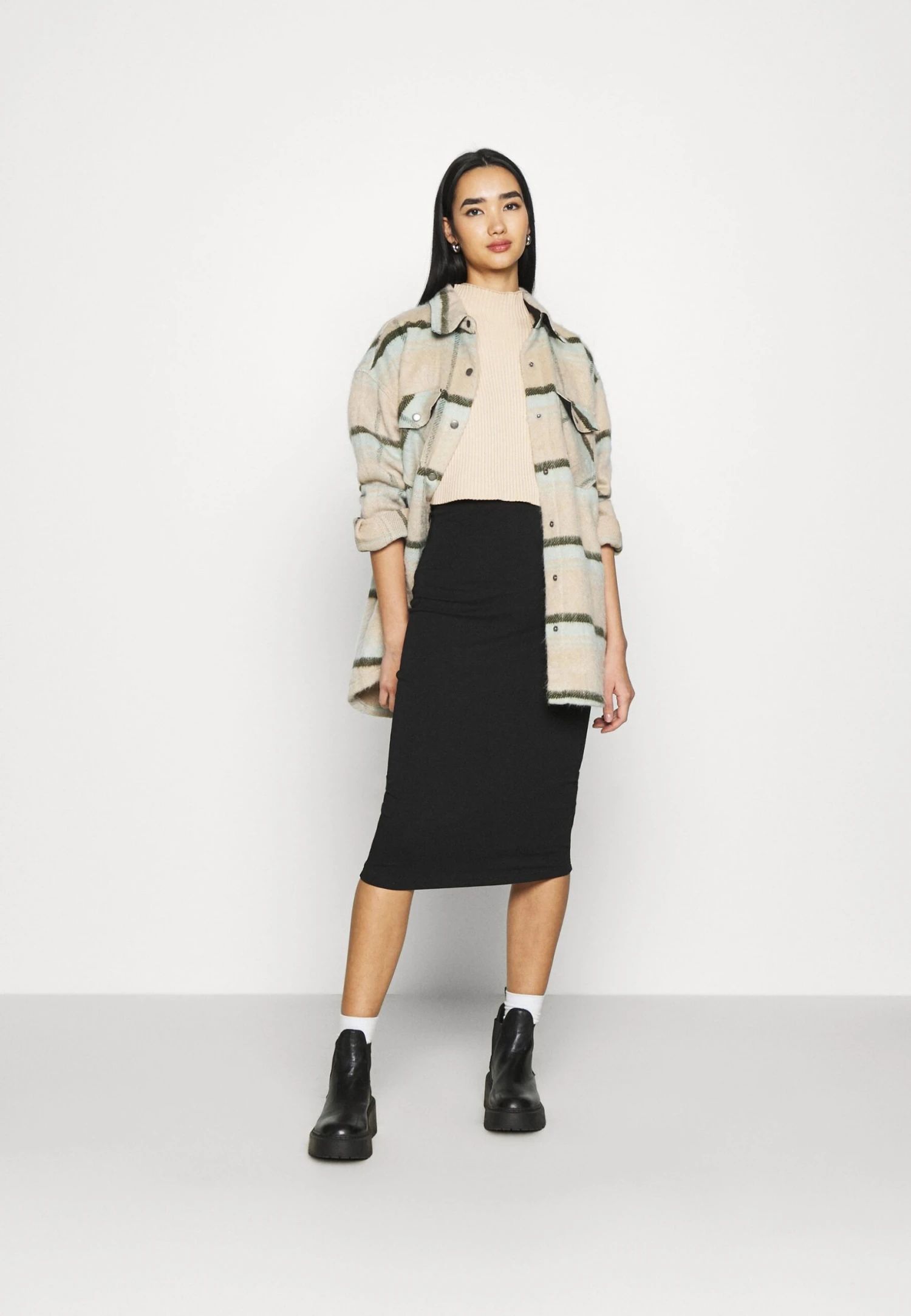 Even&Odd 2 Pack - Jupe Crayon - Black/Bordeaux â Image 2