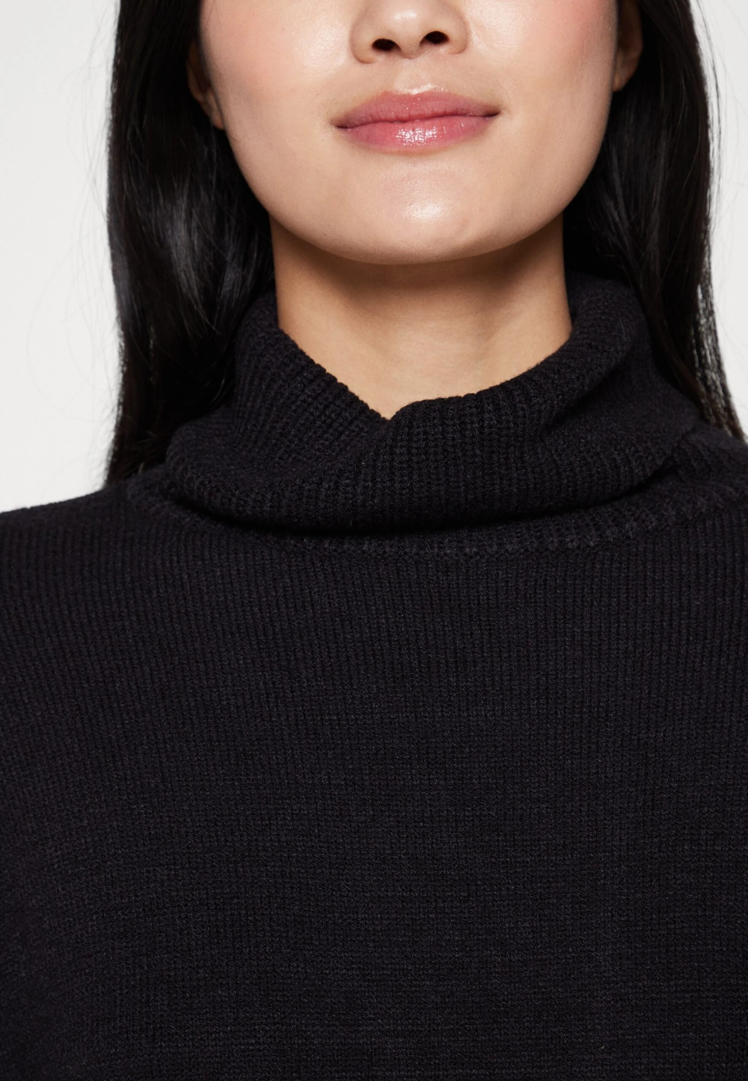 Even&Odd Rollkragen Mini Basic Strickkleid - Robe Pull - Black â Image 6