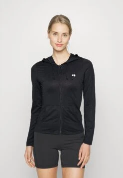 Breathable Zip-Up Hoodie - Sweat Zippé - Black